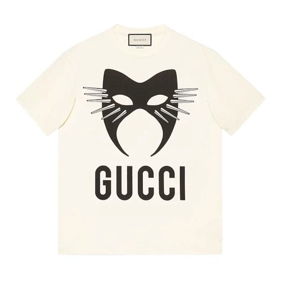 NWT Gucci Manifesto Oversized T-Shirt in White Size L - Picture 1 of 16
